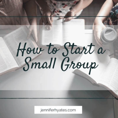 How to Start a Small Group