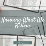 Knowing What We Believe