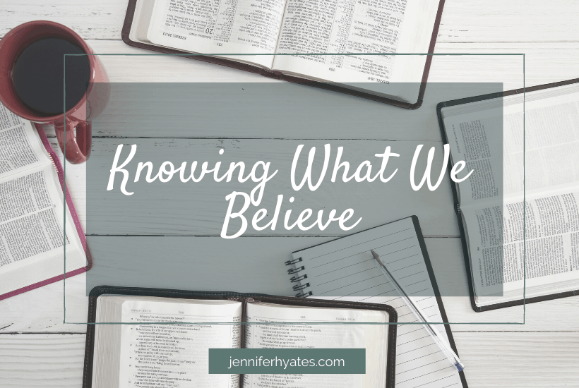Knowing What We Believe