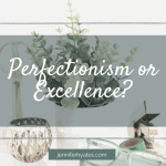 Perfectionism or Excellence